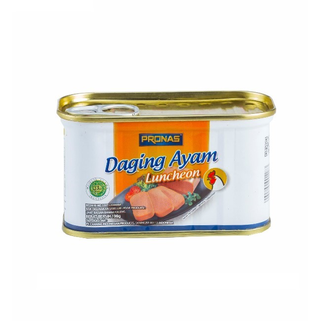 

Pronas Chicken Luncheon Meat 198gr – Daging Ayam Blok Serbaguna