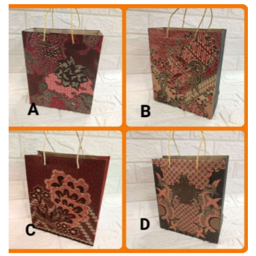 

TAS PAPERBAG TAS SOUVENIR TAS KERTAS TALI BATIK TAS SERBAGUNA 3 LEMBAR