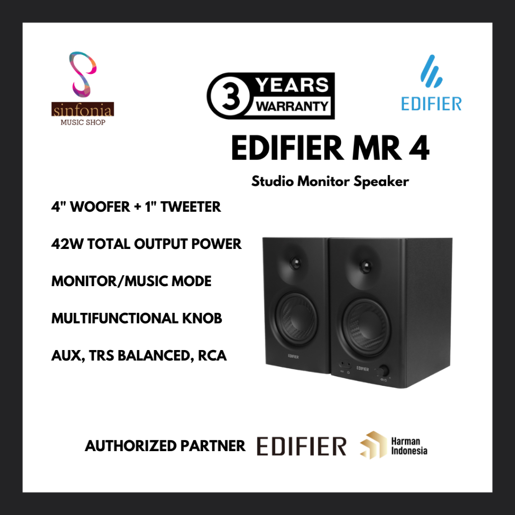 EDIFIER MR 4 Studio Monitor Speaker