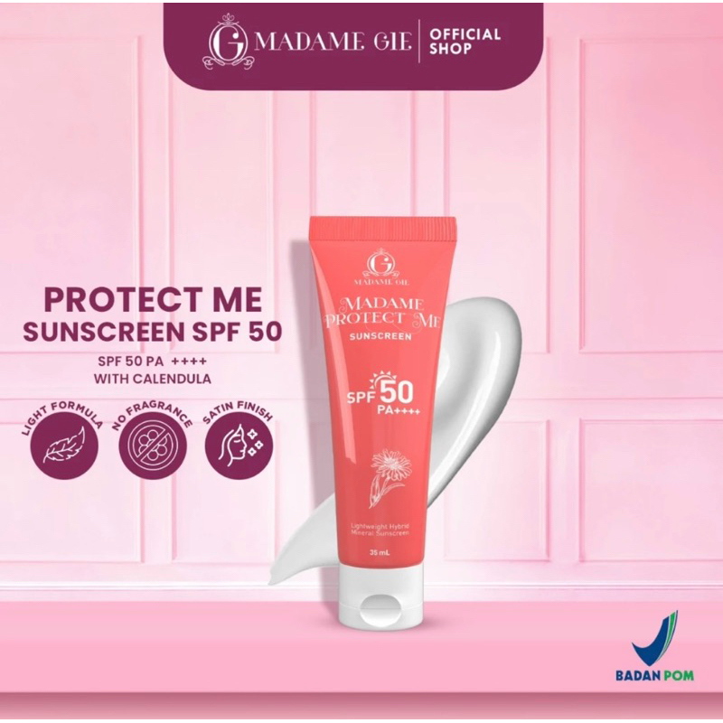 MADAME GIE MADAME PROTECT ME SUNSCREEN SPF 50 PA+++ 35ml | MADAME GIE SUNSCREEN SPF 50 | SUNSCREN MA