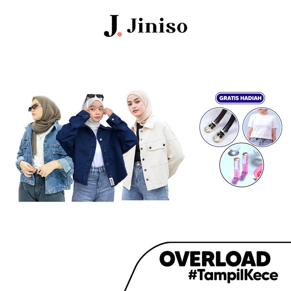 [GRATIS HADIAH] JINISO - Oversize Jaket Jeans