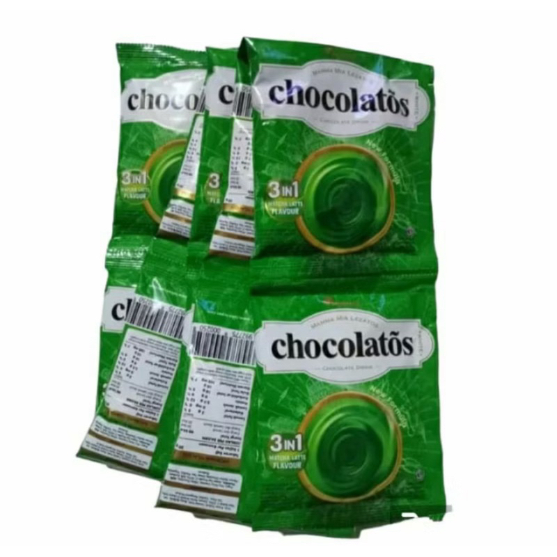 

Chocolatos rasa matcha 1 renceng isi 10sachet@24