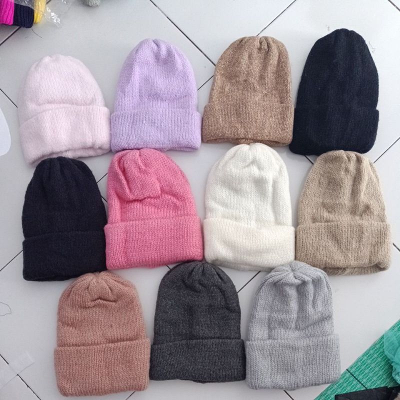 kupluk rajut tebal dewasa Bromo