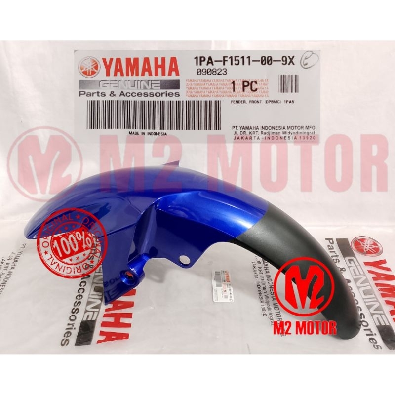 SPAKBOR DPN VIXION NEW BIRU METALIC 1PA-F1511-00-9X ORIGINAL YAMAHA