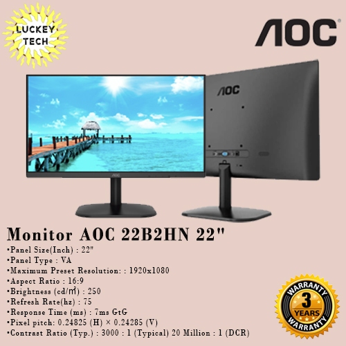 Monitor LED AOC 22B2HN 22"
