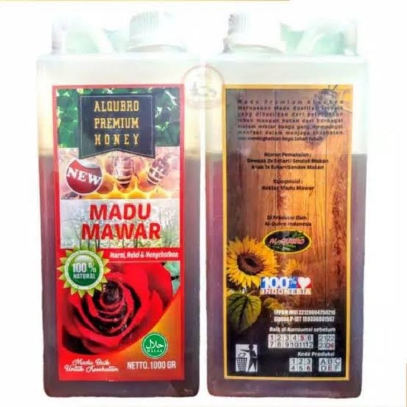 

Madu al qubro nektar mawar 1kg
