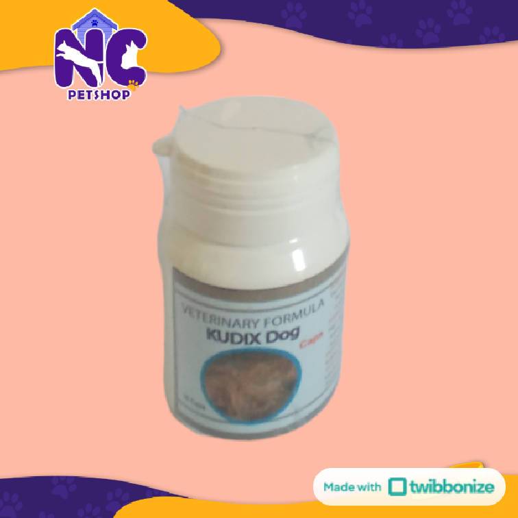 KUDIX DOG 10 CAPSUL - Obat atasi infeksi kulit karena kudix scabies gatal pada anjing