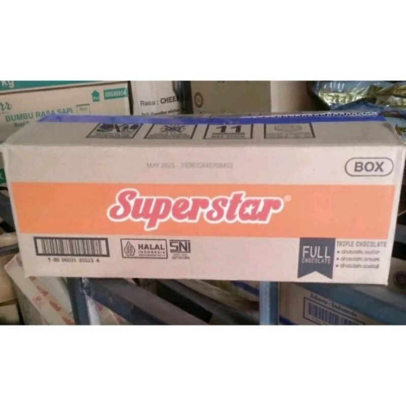 

ar full chocholate jumbo isi 8 pak x 20 pcs per dus