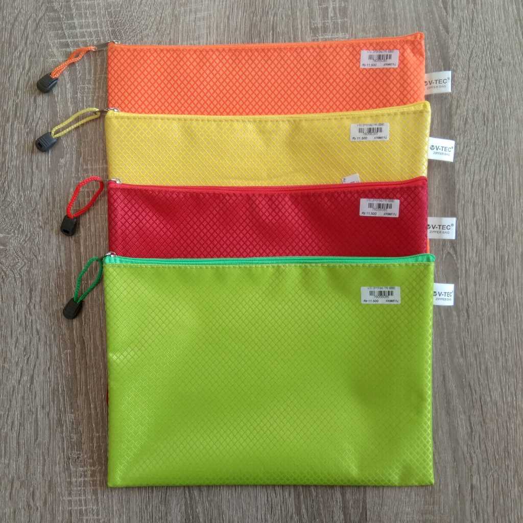 

VTEC ZIPPER BAG TYPE 6008 UKURAN A4/A5/A6/B4/B5