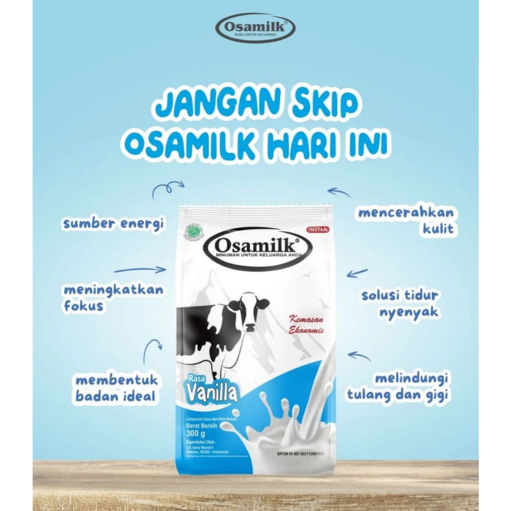 

OSAMILK Susu Sapi Bubuk untuk Keluarga