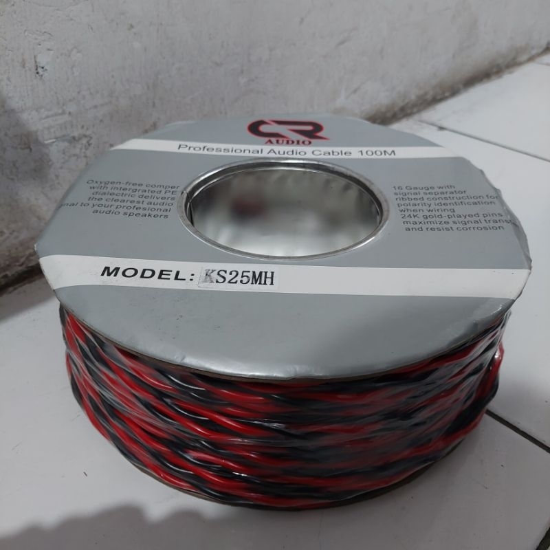 kabel speaker 2x2.5 CR audio KS25MH kabel speaker kepang 2x2.5