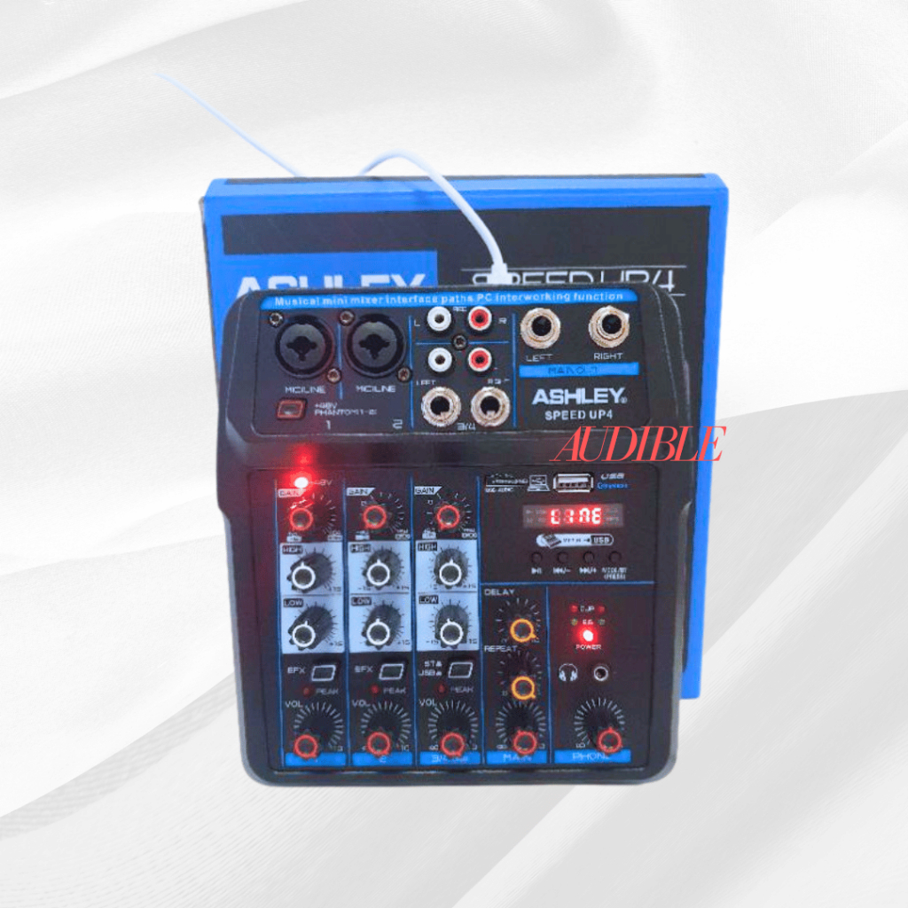 MIXER MINI ASHLEY SPEED UP 4 / SPEEDUP4 - BLUETOOTH USB MIXER ORIGINAL