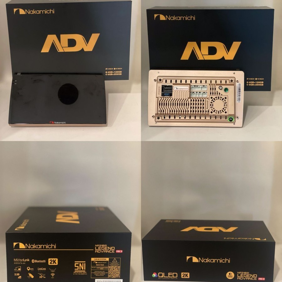 NEW Head Unit Android NAKAMICHI 9 & 10 Inch Legend ADVANCE MKII RAM 6/256GB LEGEND ADV MK-II MK2 ORI