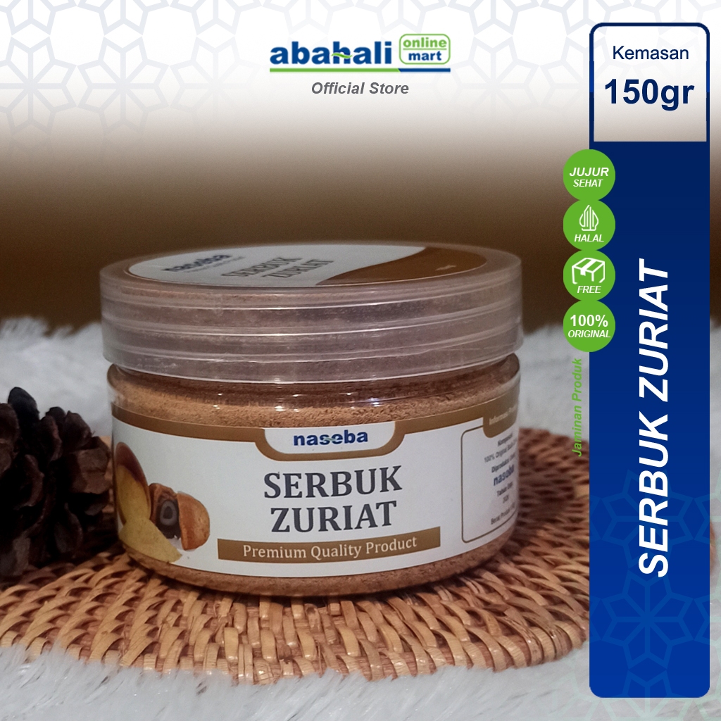 

Toples Serbuk Zuriat Premium 150gr By Naseba Cocok Untuk Program Hamiil Pria & Wanita