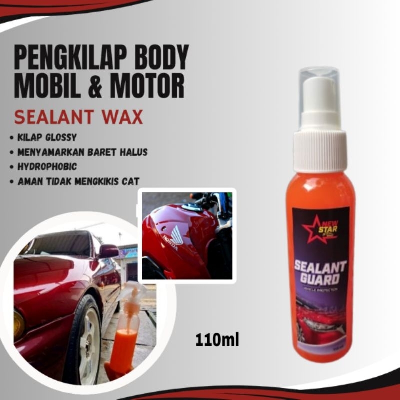 Kilap Glossy Kilap Premium Wax Mobil Pengkilap Body Mobil Pengkilap Body Motor Helm / Sealant Guard