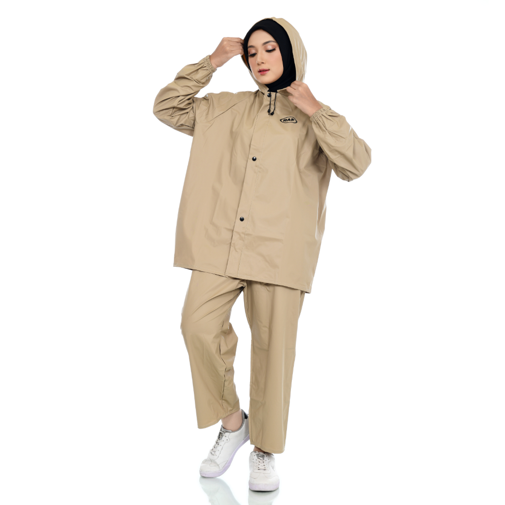 RAF Jas hujan Warna Mocca