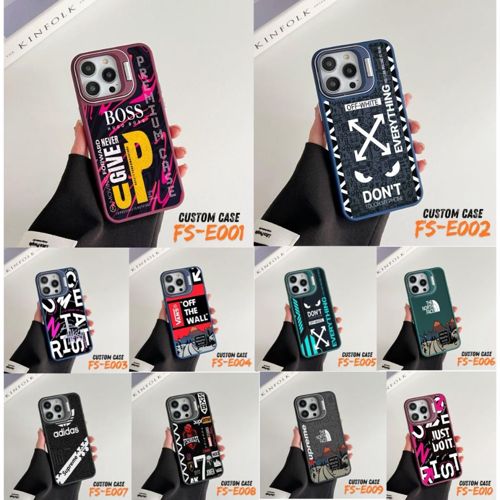 REDMI 9 /9A / 9C / 9T /8 / 8A /8A Pro / 6 / 6A  / 5A   CASE MOTIF KODE FS E001-E010 (BINTANG ACC)