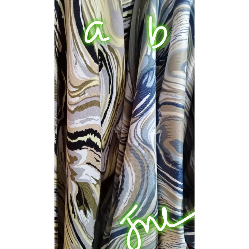 kain rayon twill motif cantik