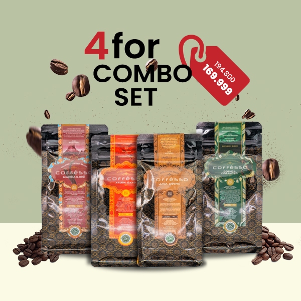 

Bundling Coffesso Bean 125gr - Biji Kopi