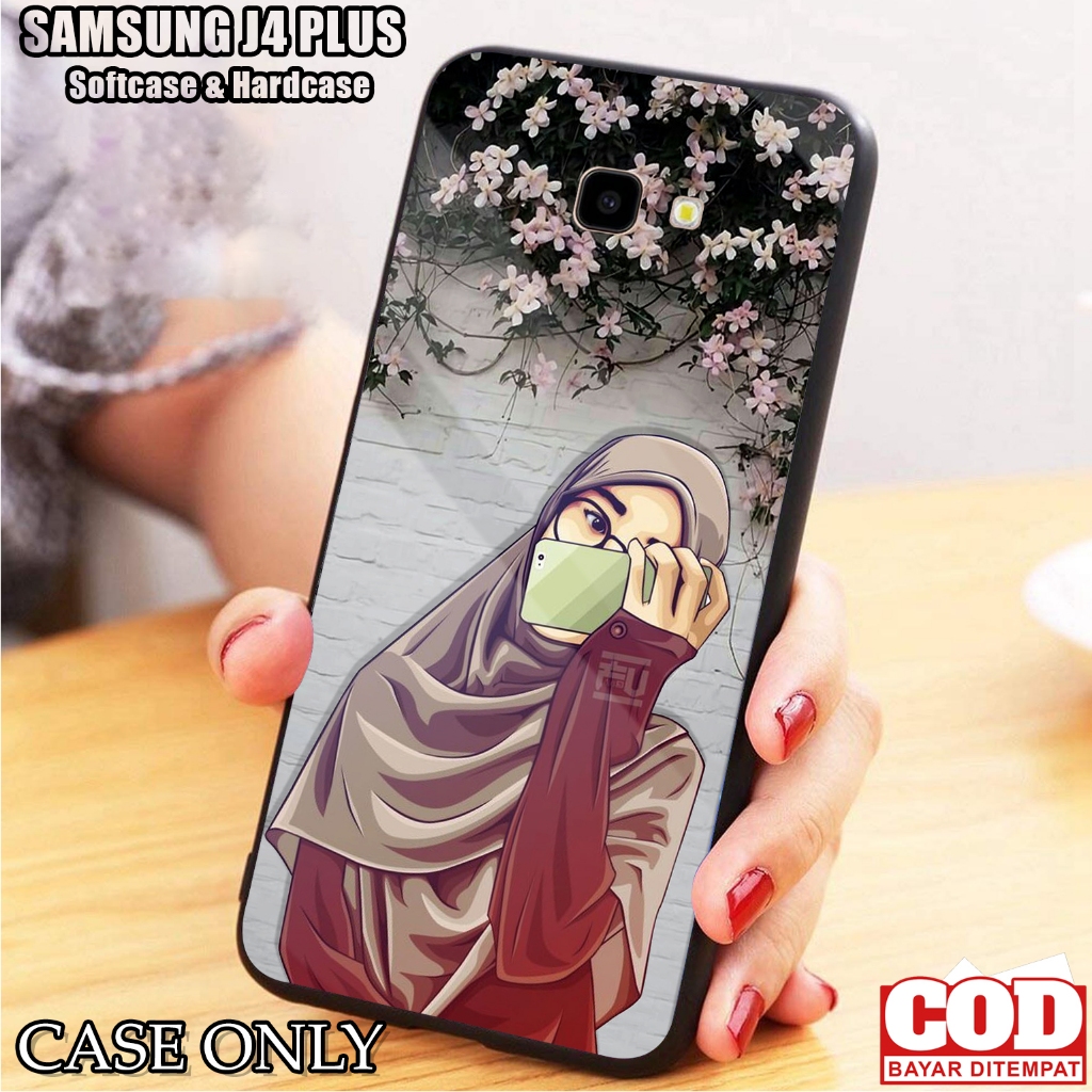 Case SAMSUNG J4 PLUS - Casing SAMSUNG J4 PLUS [ HIJAB ] Silikon SAMSUNG J4 PLUS  - Kesing Hp - Casin