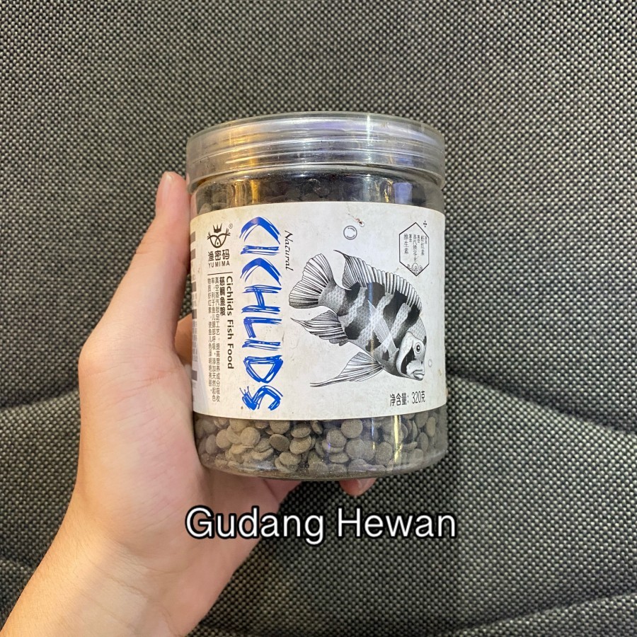 YUMIMA CICHLID FOOD 320 GRAM - PAKAN IKAN SIKLIT - PAKAN CICHLID