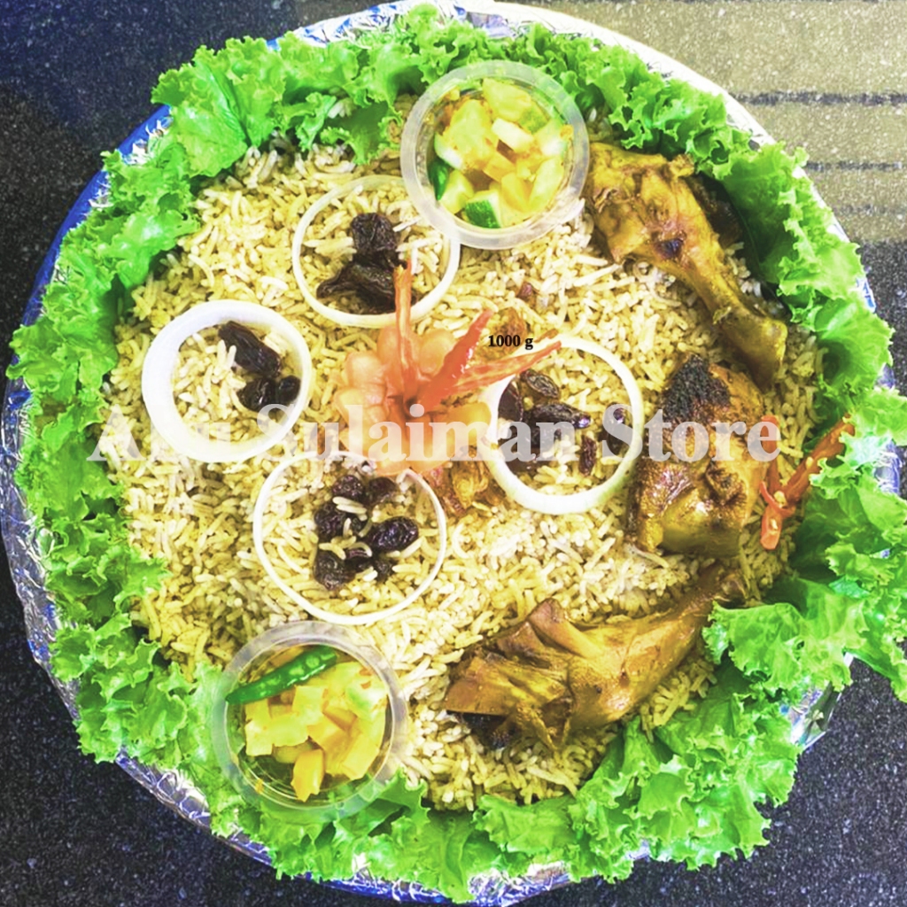 

ADY78 BIG SALE! PAKET BERAS BASMATI 1 KG & BUMBU BERYANI KEBULI KABSAH MANDHI BUKHORI ABU SULAIMAN