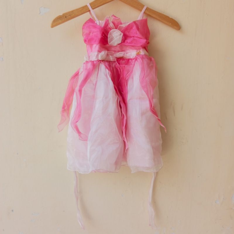 Preloved Gaun Pesta Anak Perempuan Pink