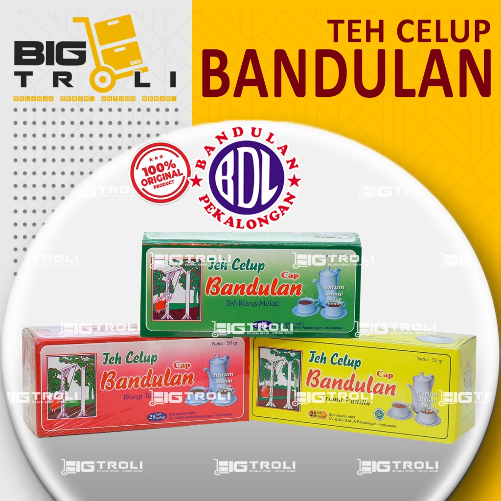 

TEH CELUP BANDULAN 50gr | 25 Teabags | Teh Wangi Melati