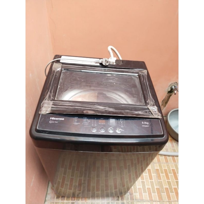 Mesin Cuci 1 tabung Hisense 8kg (preloved)