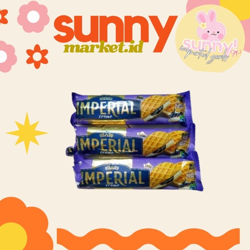 

SUNNYMARKET - IMPERIAL CREAM CREME BISCUIT BISKUIT BLUEBERRY 108 GR