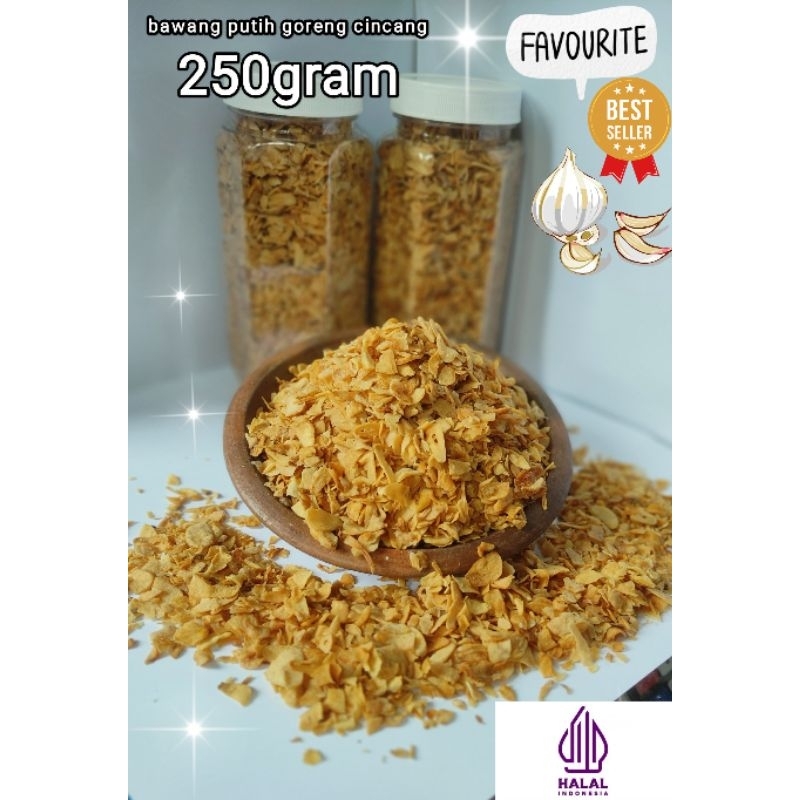 

Bawang Putih Goreng CINCANG 250gram