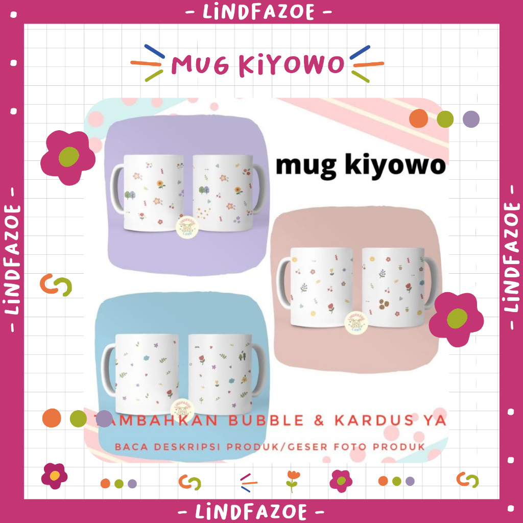 MUG kiyowo lucu kado ultah kado wisuda unik