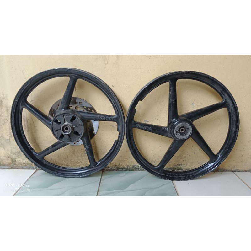 Velg Enkei double disk  suzuki RK COOL made in thailand pnp satria 2 tak original