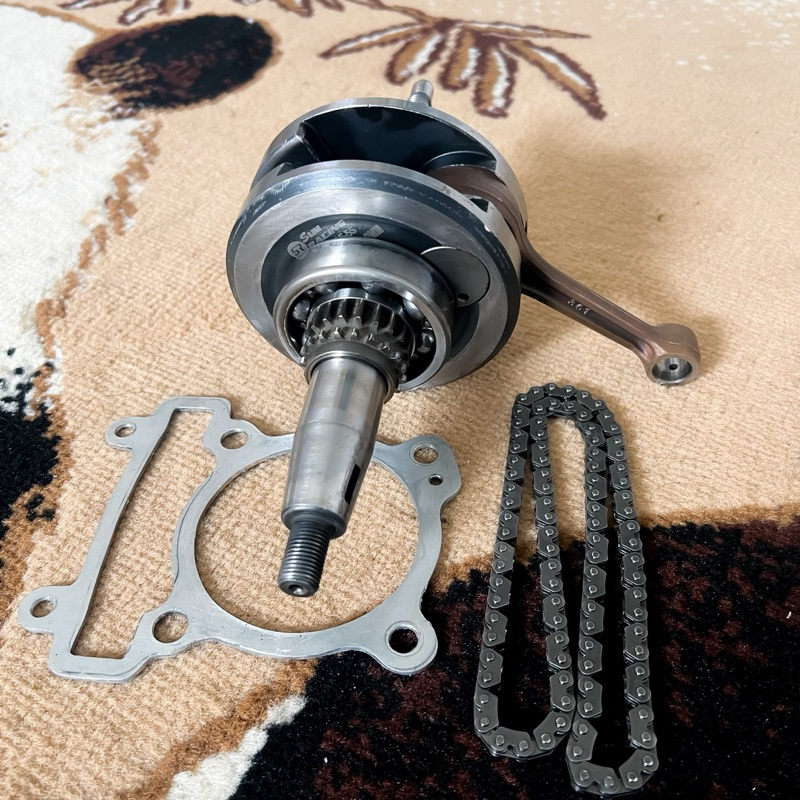 Kruk As Stroke Up 63.2mm SUM Racing Stang TKRJ Ori Japan LongRod set Packing Blok Rantai Keteng QTT 