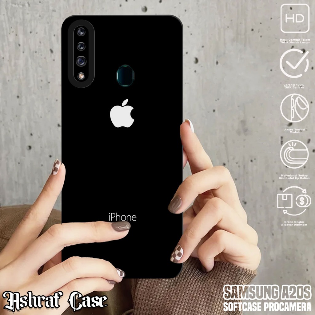 Case Samsung A20S - Casing Hp Samsung A20S Motif BRAND - Silikon Hp Samsung A20S - Softcase Hp Samsu