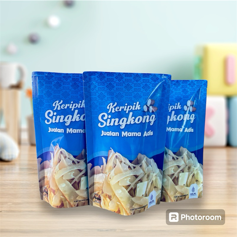 

keripik singkong garlic asin jualan mama adis