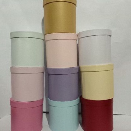 

SUPER DISKON Gift Box Bulat D15T15Box Bulat BungaBox BulatRound Flower BoxBloombox Flower