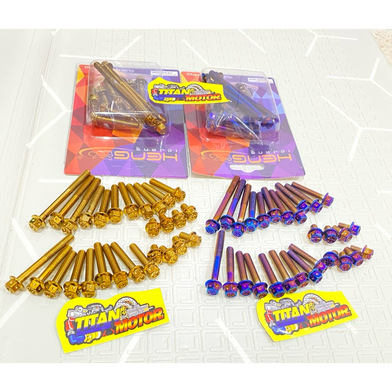 Baut Blok Mesin Probolt Flower Heng Motor Ninja r Ninja rr