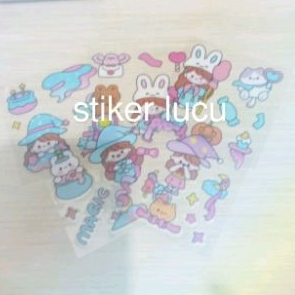 

stiker lucu stiker cute 11 pcs - happystore10