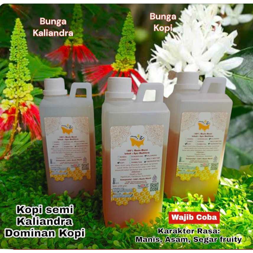 

Madu Kopi Semi Kaliandra Full Nectar Bunga