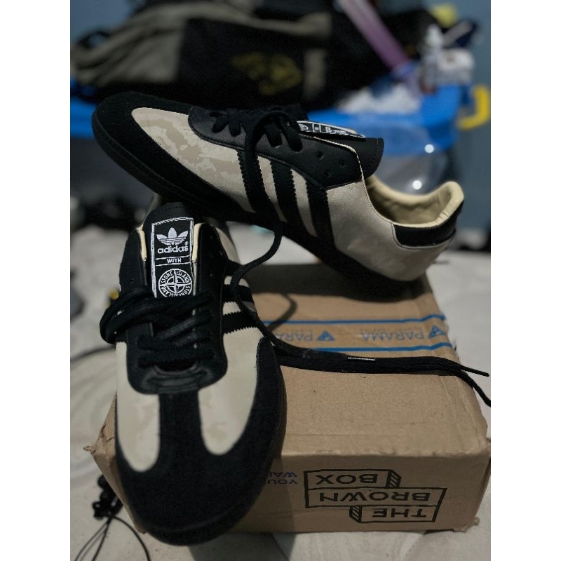 Adidas X stone island.