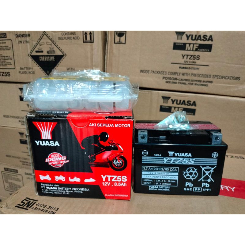 aki kering yuasa ytz5s motor beat beat f1