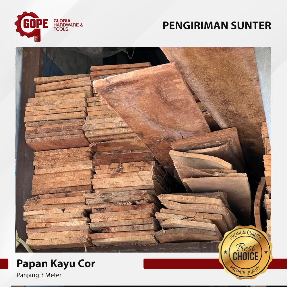 Papan Kayu Untuk Cor Kayu Jinjing Lembaran