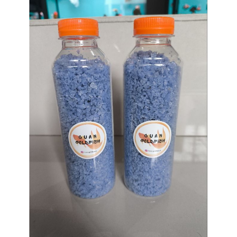 

Garam Biru / Blue Salt Garam Ikan Kualitas Super Cuan Goldfish 200 gram