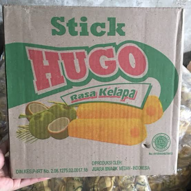 

MAKANAN RINGAN HUGO STICK RASA KELAPA 1 RENCENG ISI 10 BUNGKUS | HUGO STICK COKELAT