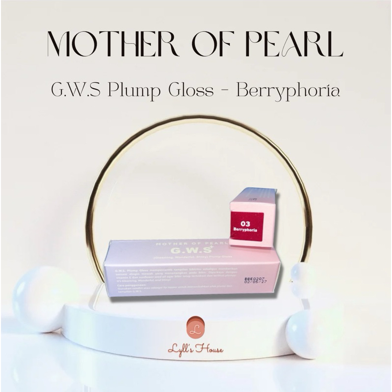 (MOP) G.W.S Plump Gloss - shade Berryphoria