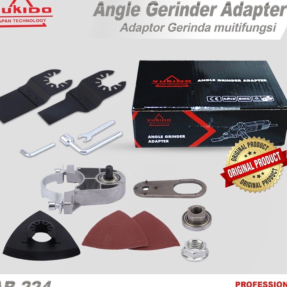 KI3 Adaptor Oskilasi Komplit Multuna  Adaptor Gerinda OskilasiAdapter Gerinda Oskilasi Tool Multi Cu