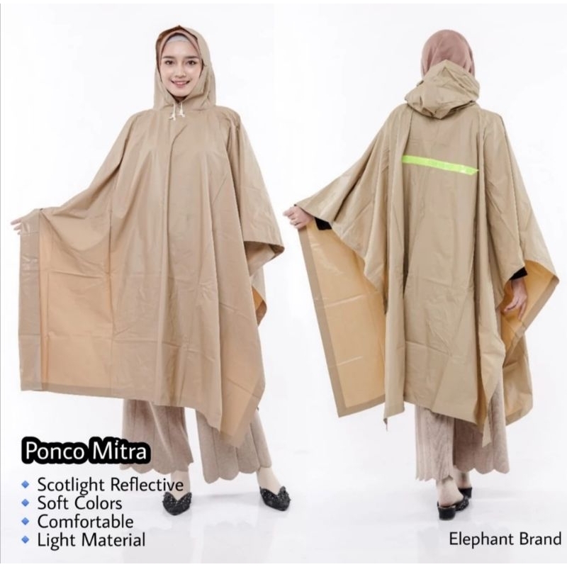 Jas Hujan Ponco _jas hujan kelelawar_jas hujan terusan tanpa lengan