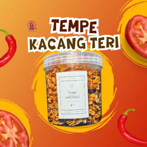 

Tempe orek pedas manis | tempe suuk teri premium | tempe orek tradisional | cemilan nikmat | tanpa pengawet | cemilan kriuk | kelezatan tradisional