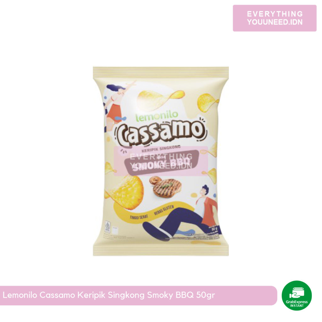 

Lemonilo Cassamo Keripik Singkong Smoky BBQ 50gr